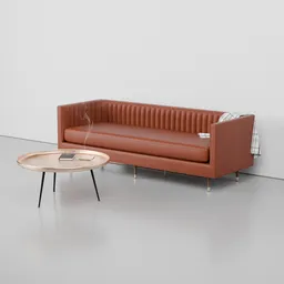 Chelsea Loveseat in Harper Cinnamon
