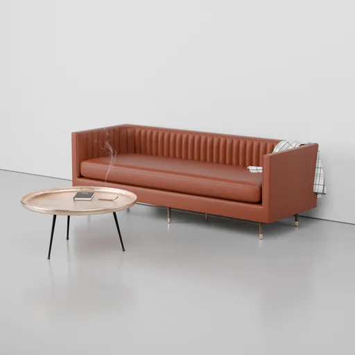 Chelsea Loveseat in Harper Cinnamon