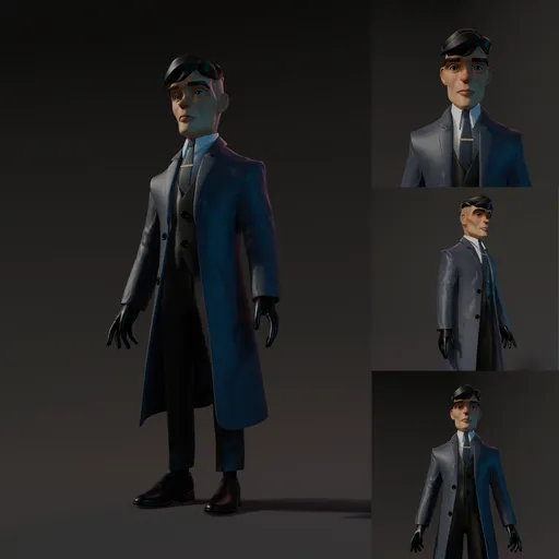 Stylized 1920s Noir Gentleman