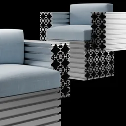 Pattern of Industry Armchair