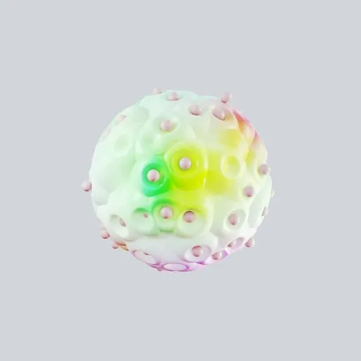 3D Spheres Organic Motion Loop