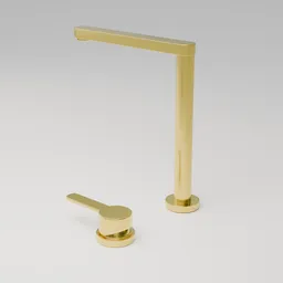 Kitchen tap brushed gold