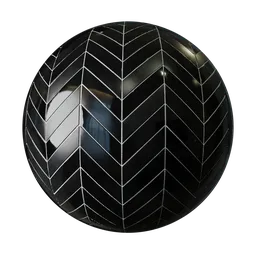 Glossy Chevron  Tiles