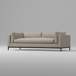 Grammercy Modern Linen Sofa