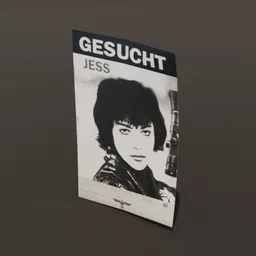 Gritty Noir Style Wanted Poster