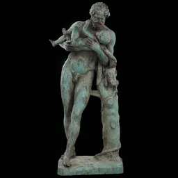 Silenus and baby dionysus