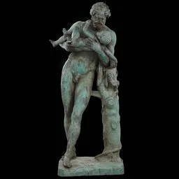 Silenus and baby dionysus