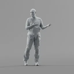 Lowpoly Construction Worker