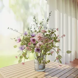 Soft Spring Floral Arrangement