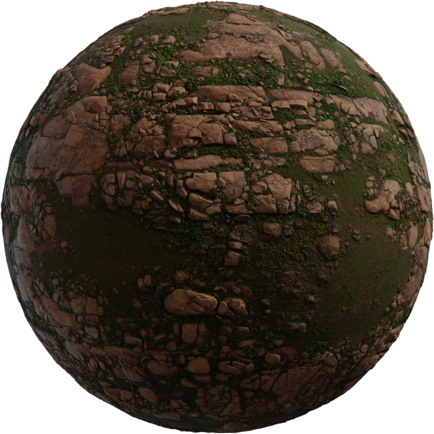 Rocky Terrain 03 | FREE organic materials | BlenderKit