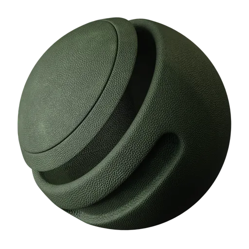 Green leather