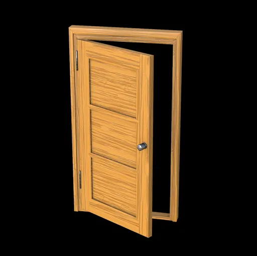 Wood door