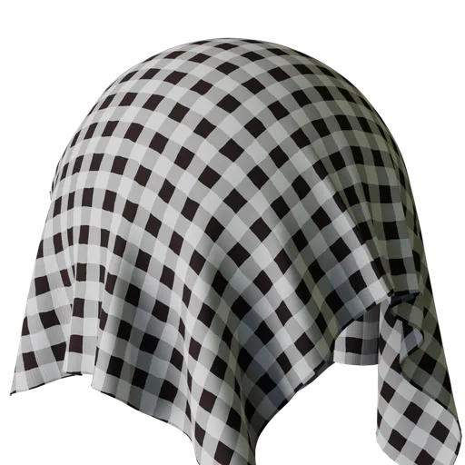 Buffalo Plaid White Fabric