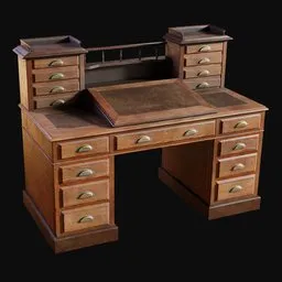 Late 1800s Dickens Style Desk