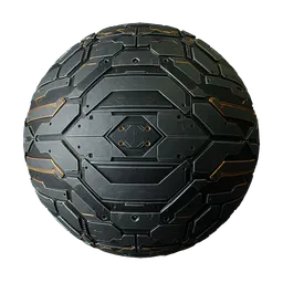 Dark sci-fi wall