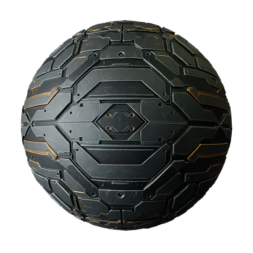 Dark sci-fi wall