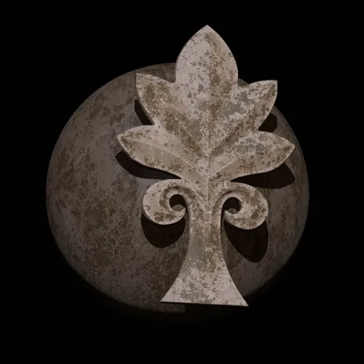 Rokviz Ancient ornament symbol brush