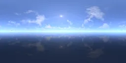 Infinite pure blue sky