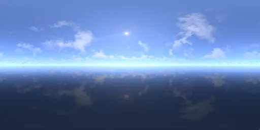 Infinite pure blue sky