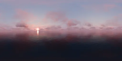 Golden Hour Over Sea