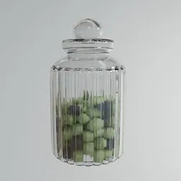 Food Gallon Glass Jar