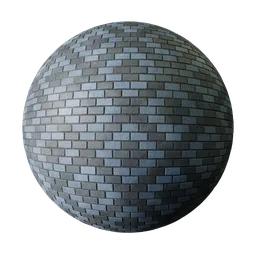 Brick wall patterned