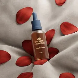 Product with rose petals