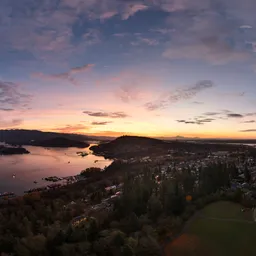 Twilight Sunrise Cityscape