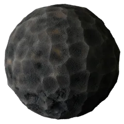 Clay stone with soil