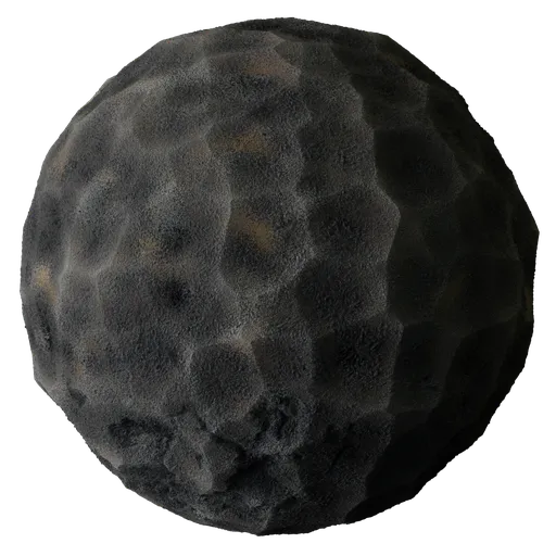 Clay stone with soil