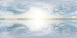 High Key Sky Reflection