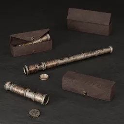 SJ-telescope spyglass metal lens