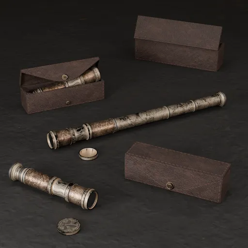 SJ-telescope spyglass metal lens