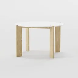 Ash wood table