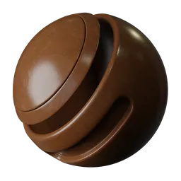 Brown painted metal