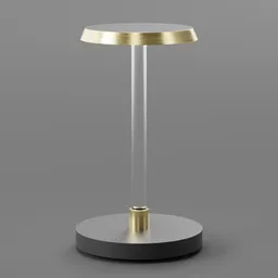 Table lamp - golden ring