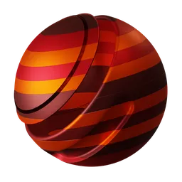 Organic warm colored pattern