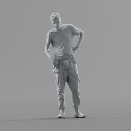 Lowpoly Construction Worker