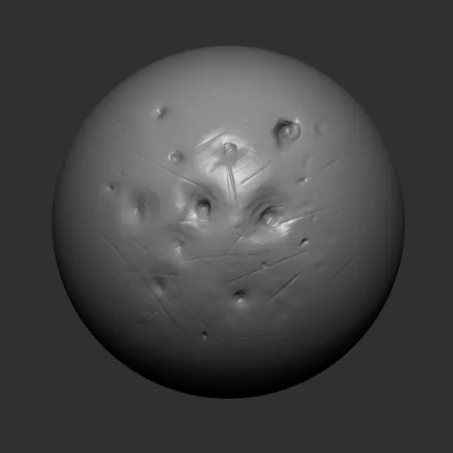 NS Metal Damages Surface Multi Hits
