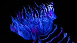 Abstract Flower by Geometry Nodes