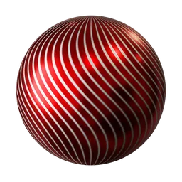 Procedural Candy Cane Decoration