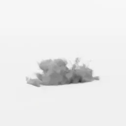 Realistic procedural cloud 3D model for Blender Cycles and Eevee render engines, useful for weather simulations.