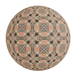 Traditional Indonesian batik wallpaper