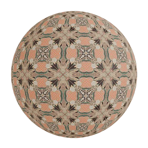 Traditional Indonesian batik wallpaper