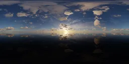 Dramatic Sky Sunset Ocean