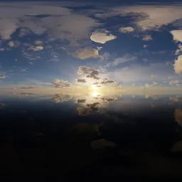 Dramatic Sky Sunset Ocean