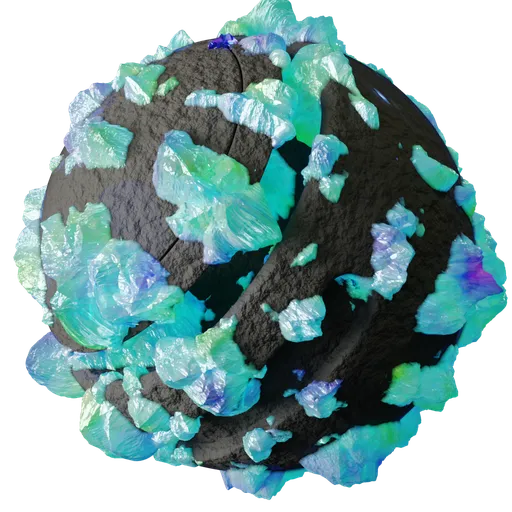 Iridescent Opal Rock