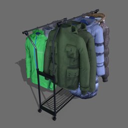 #2 jackets on a hanger