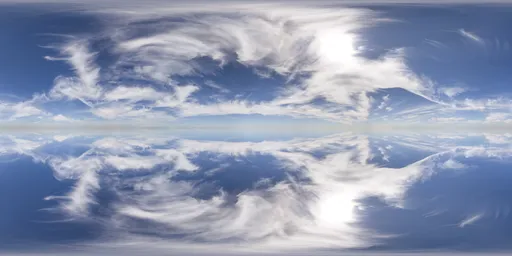 Infinite Real Sky - Wispy Clouds Day