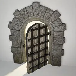 Medieval Norman Door 15